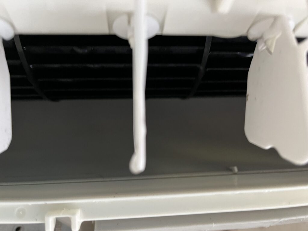 ホコリとカビまみれだったファンがすっかりきれいになって、風を送るファンの役割を取り戻した