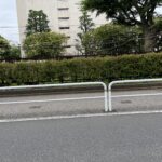 定期清掃でいった、自衛隊病院の外から撮った外観が少し見える
